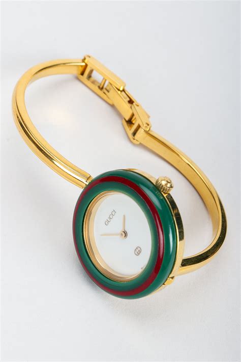 gucci icon bangle|vintage gucci bangle bezel watch.